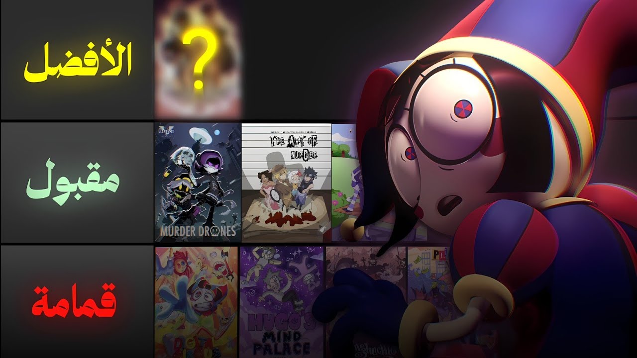 تقييمي لكل الكرتونات المستقلة التي شاهدتها  |  Indie animation tier list
