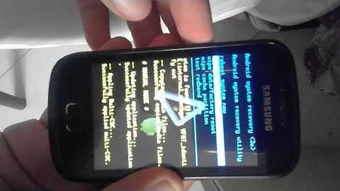Samsung Galaxy Mini 2  S6500D  Hard Reset شرح طريقة عمل