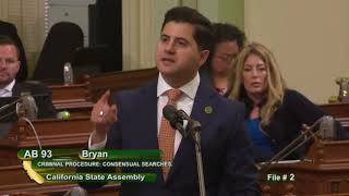 Assemblyman Bill Essayli Opposes Bill Stripping Law Enforcement of Important Consensual Search Tool
