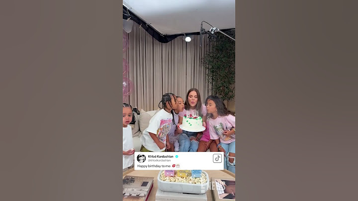 Happy birthday, queen Khlo! 🎂💋 (🎥: TikTok)