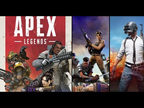 Pubg vs fortnite vs apex legends Pubg vs fortnite vs apex legends