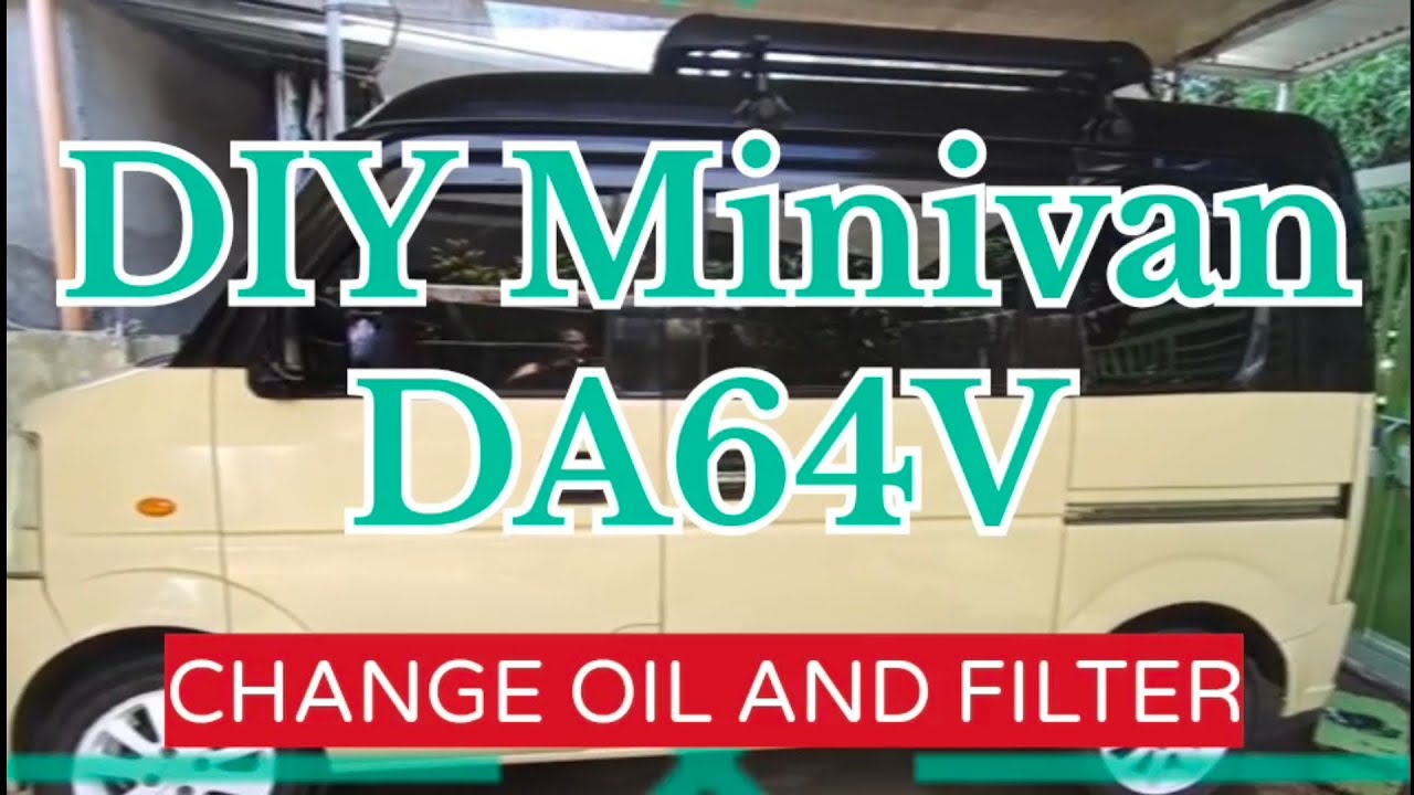 Замена масла и фильтра в минивэне DA64V своими руками