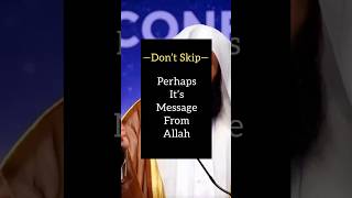 Don’t Skip Reminders! Might be A Message From Allah | Mufti menk #islamicshorts #islamicstatus