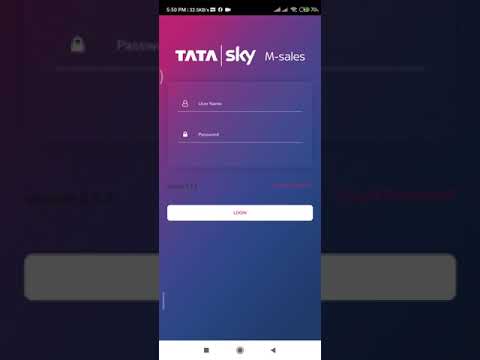 #tatasky #M-sales login