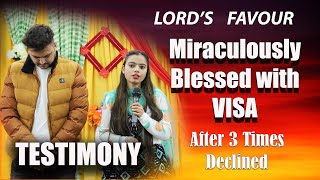 VISA APPROVAL (TESTIMONY) - Anointed Indian Church