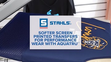 Softer Screen Printed Transfers for Performance Wear with AquaTru™