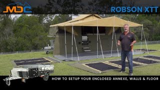 How to: Setup Annexe, Walls & Floor MDC ROBSON XTT Camper Trailer