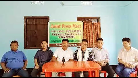 Bru Tripura wo tola khe maiya jump BJP sorkar ha tui mo ching wo