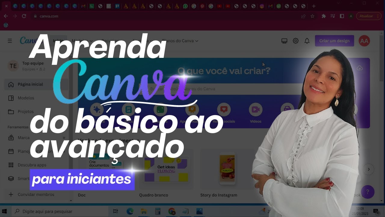 Aprenda a usar o Canva e faça artes incríveis em pouco tempo e com ...