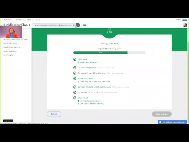 LinkResearchTools Next Generation Alpha3 Demo