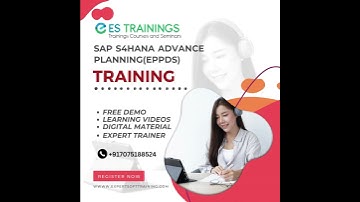SAP S/4HANA Advanced Planning (ePP/DS) with Expert Soft Training!