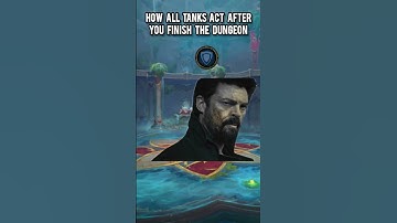 hoe alle tanks zich gedragen nadat je de kerker hebt voltooid #wow #worldofwarcraft #warcraft