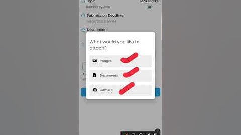 How to upload assignment by the students in teachmint app
