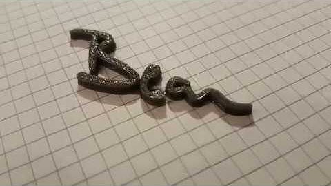 How to 3D print a vector graphic