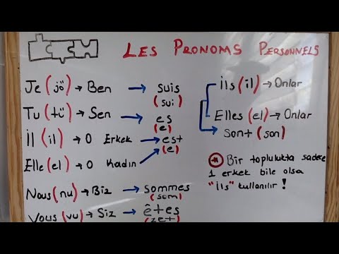 Fransızca Kişi Zamirleri / Les Pronoms Personnels