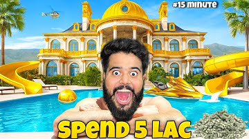 SPENDING RS 500,000 IN 15 MINUTES 😨
