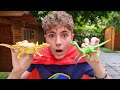 A CACCIA DEI JURASSIC DINOS VS CROCS - Leo Toys