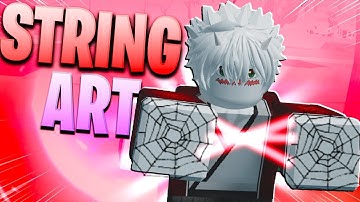 String Art Showcase (Demon Art) In Ro-slayers Roblox