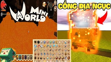 Mini World Block Art Tập 1 | Hướng Dẫn Xây Cổng Địa Ngục | Minecraft Mobile - X Gamer