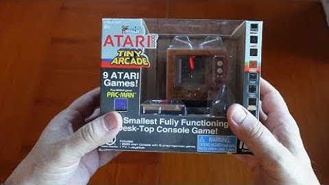 Tiny Arcade Atari 2600 Desk Top Console Game Toy