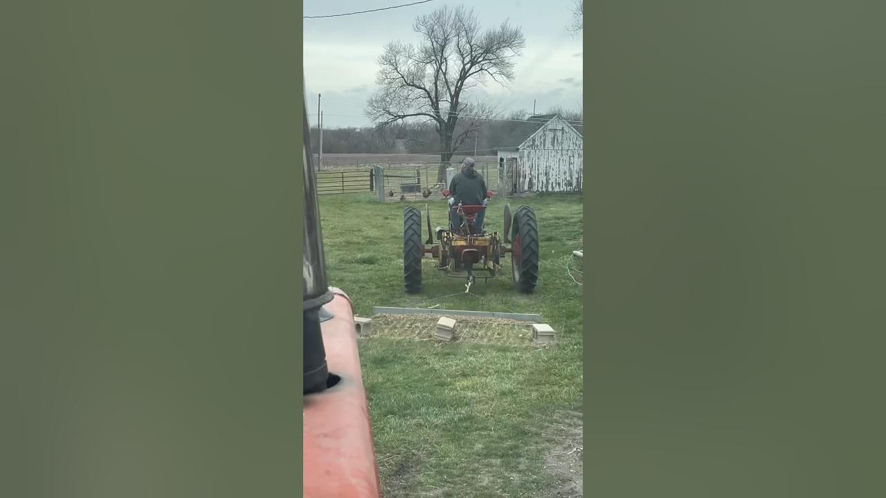 dragging pastures because grass is growin and it’s almost THAT TIME