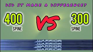 Oh ya, it matters! 300 spine vs 400 spine arrows out of my Elite Rezult. Profile
