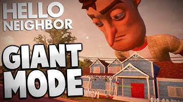 GIANT & TINY MODE! CHANGESIZE CHEAT | Hello Neighbor Alpha 2 Gameplay