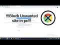 How to Block Website in Google chrome??
