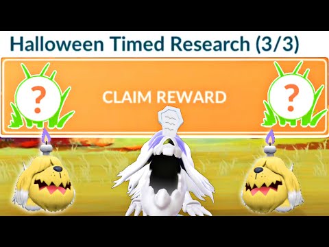 Pokémon Go Halloween 2023 Part 2 event, Timed Research quest steps