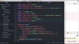 courses/fff9-introduction-to-react-router-v3: Defining the Initial Page Content with IndexRoute