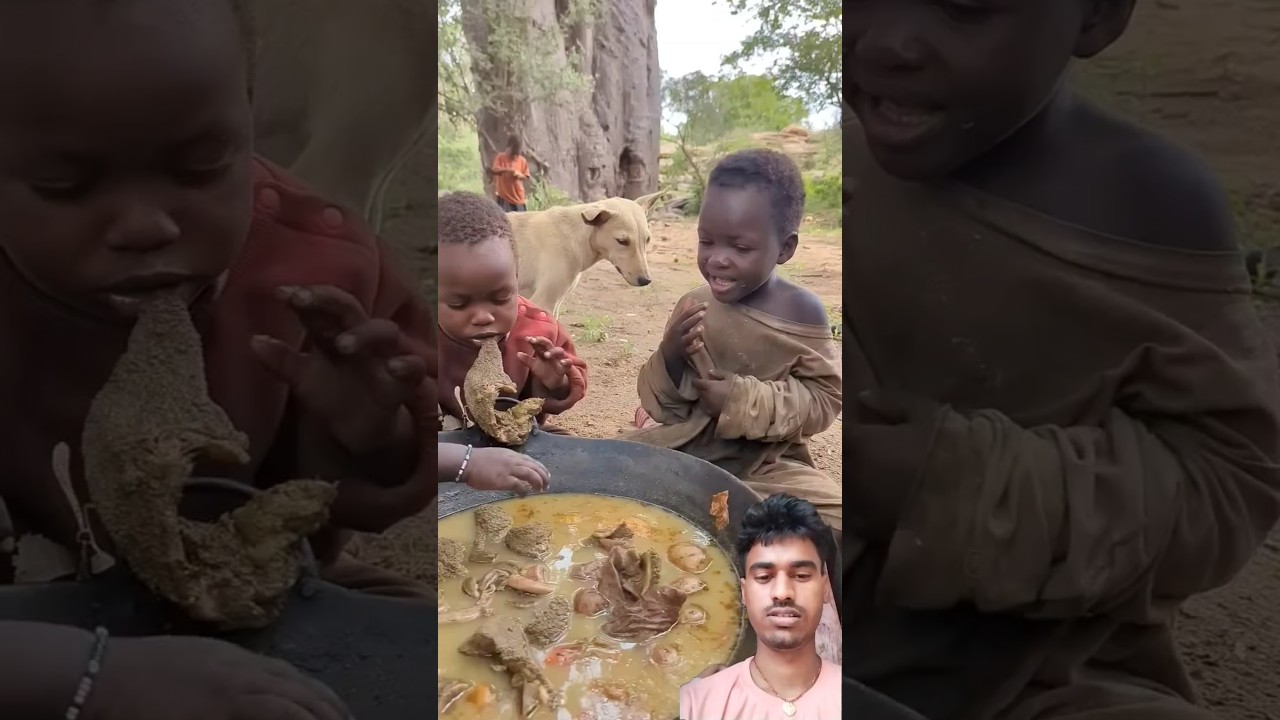 Today Lunch,😋‼️traditional Meal 😋😲 very delicious food, Enjoying#culture #africa #wildlife #shorts