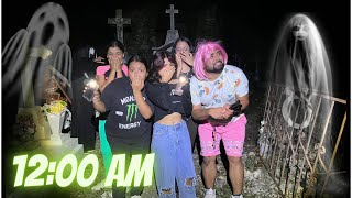 PASAMOS UNA NOCHE EN EL CEMENTERIO DENTRO DEL AUTO 😱 | ALGO NOS OBLIGO A SALIR