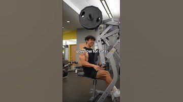 High row vs Low Row for Lats #backworkout #back