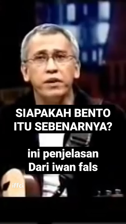 BENTO ITU SIAPA ? | INI PENJELASAN IWAN FALS | #iwanfals #konseriwanfals #bento