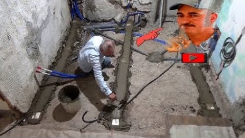 How to floor screed with sand and cement. How to DIY Floor screed.