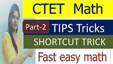 CTET Math Tricks 2018  (Series ) for uptet | All TET Exams based  in hindi