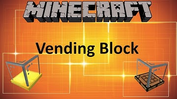 VENDING BLOCK MOD - MINECRAFT 1.8 (MOD SHOWCASE)
