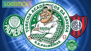 LOGÍSTICA DA SAVÓIA - PALMEIRAS X SAN LORENZO PATRIMÔNIO - BATERIA - TORCIDA ORGANIZADA #palmeiras