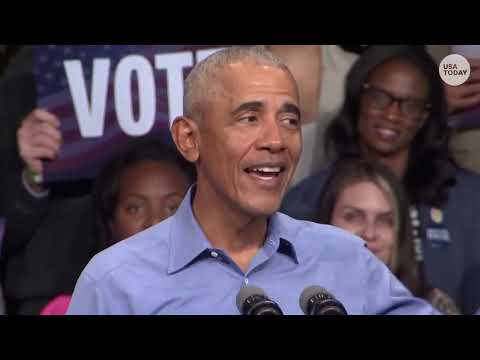 Obama Campaigns For Democratic Governor Candidates In New Jersey Virginia