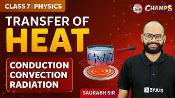 Transfer of Heat | Conduction Convection Radiation | Chapter 3 Heat | Grade 7 | CHAMPS 2024 |