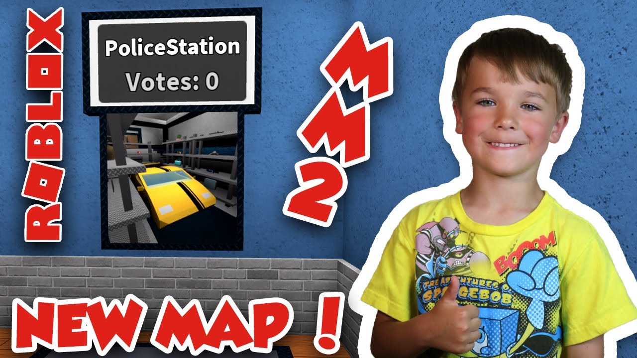 Playing New Map Police Station Roblox Murder Mystery 2 - roblox murder mystery 2 new map update the police station