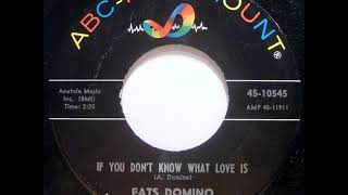 Fats Domino - If You Don't Know What Love Is - January 10, 1964
