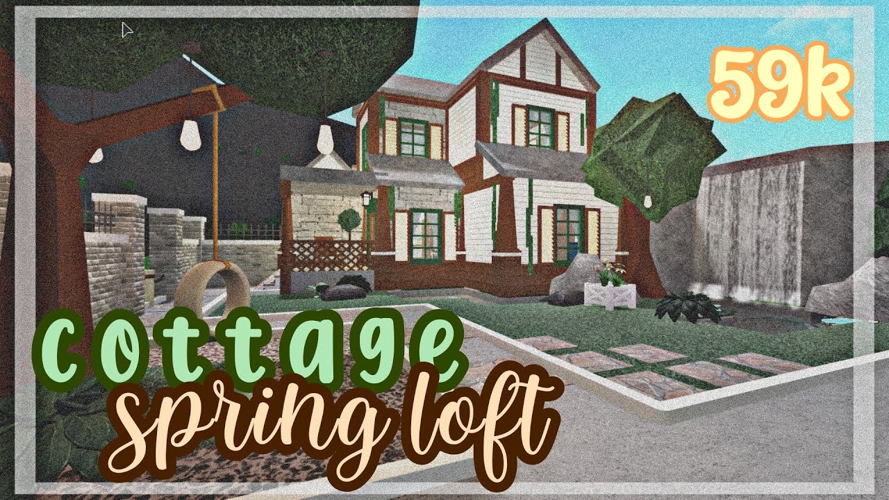 cottage spring loft bloxburg YouTube