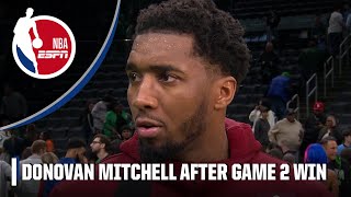 Donovan Mitchell shouts out Evan Mobley for ‘setting the tone’ in Cavs’ Game 2 win | NBA on ESPN