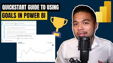 QUICKSTART GUIDE to GOALS in Power BI // Track your KPIs manually or Connect to Power BI Reports