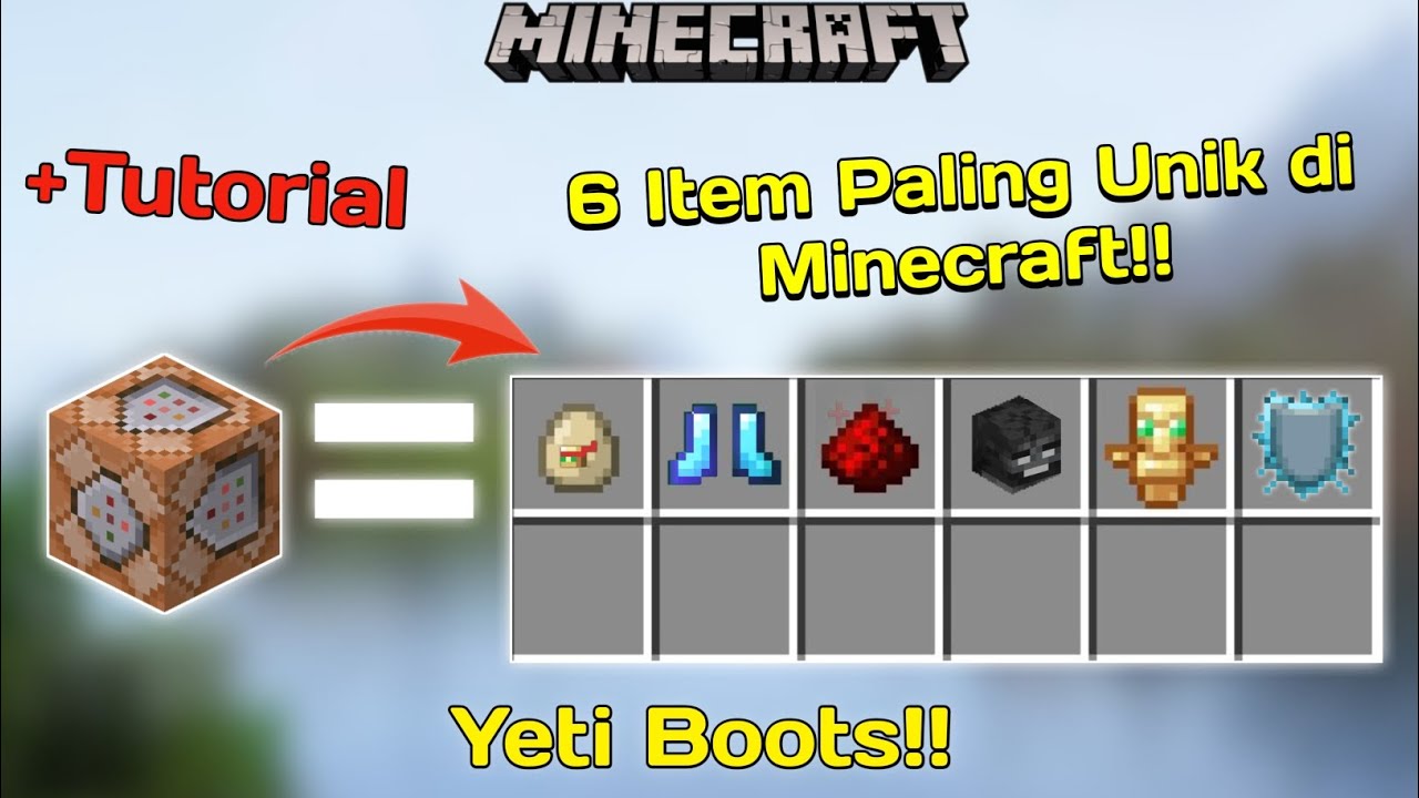 Wahh!! Ini dia 6 Item Command Paling Unik di Minecraft!! #minecraft # ...