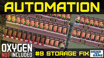 STORAGE SHUFFLE TO REDUCE LAG #9 - New Automation Base - Oxygen Not Included Automation Upgrade