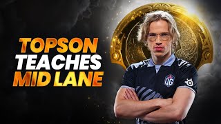 Gamerzclass - Topson teaching MID lane DOTA 2