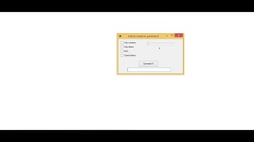 Random Generator(c#)