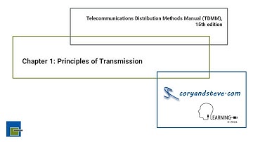 TDMM, 15th edition - Chapter 1: Principles of Transmission
